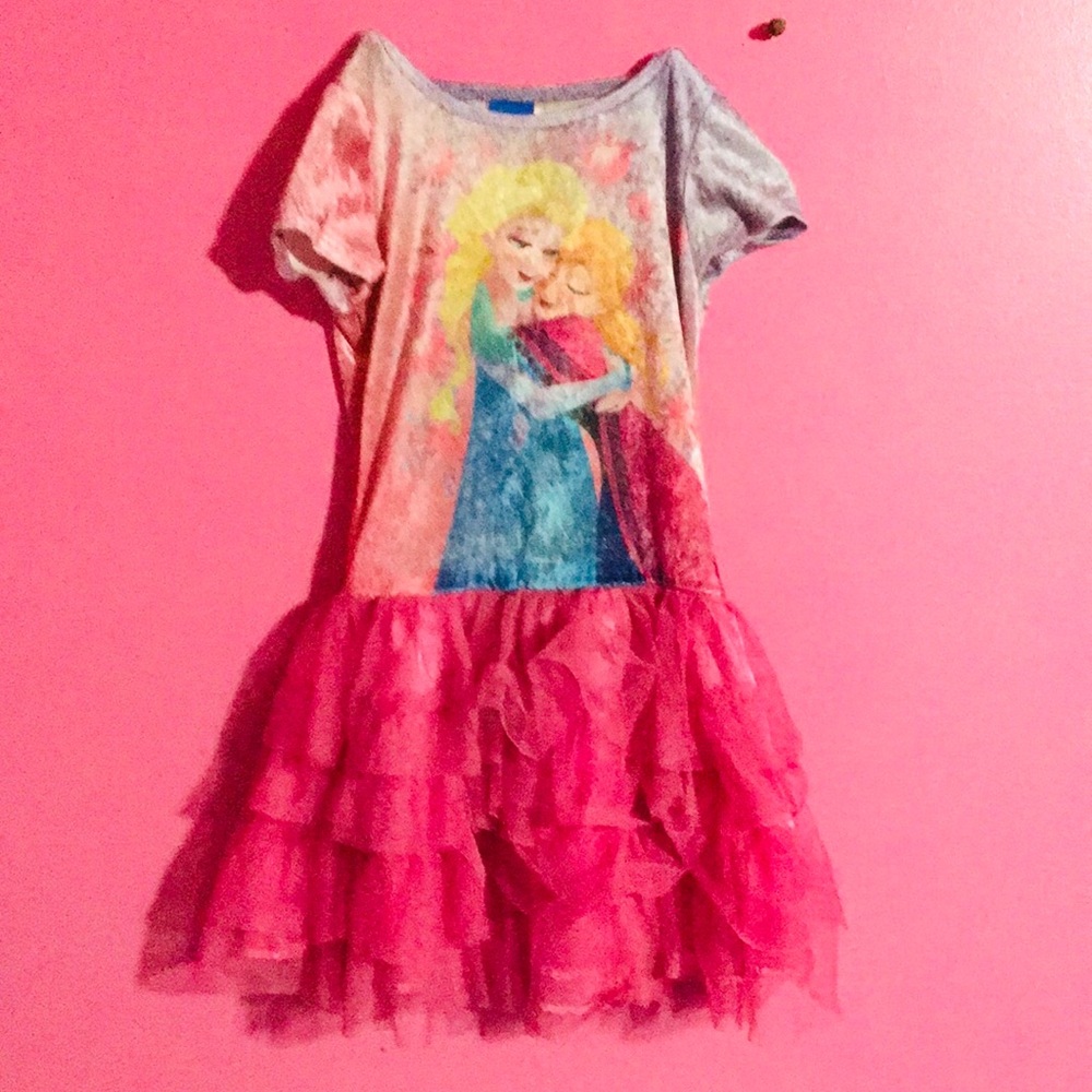 Kids Velvet Frozen Dress